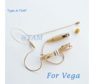 YAM Beige EM1-C4G Headset Microphone For Vega Wireless Microphone