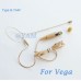 YAM Beige EM1-C4G Headset Microphone For Vega Wireless Microphone