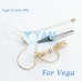 YAM Beige EM1-C4G Headset Microphone For Vega Wireless Microphone