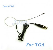 YAM Black EM1-C4O Headset Microphone For TOA Wireless Microphone