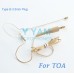YAM Beige EM1-C4O Headset Microphone For TOA Wireless Microphone