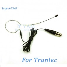 YAM Black EM1-C4R Headset Microphone For Trantec Wireless Microphone