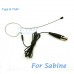 YAM Black EM1-C4SA Headset Microphone For Sabine Wireless Microphone