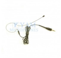YAM Black EM1-C4UT Earset Microphone With 3.5mm Plug For Wireless Audio System PC Recorder