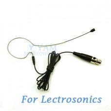 YAM Black EM1-C5L Headset Microphone For Lectrosonics Wireless Microphone
