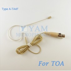 YAM Beige EM2-C4O Earset Microphone For TOA Wireless Microphone Designed For Children