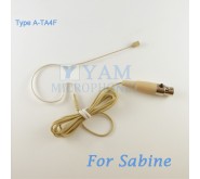 YAM Beige EM2-C4SA Earset Microphone For Sabine Wireless Microphone Designed For Children