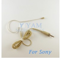 YAM Beige EM2-C4W Earset Microphone For  SONY Wireless Mirophones Designed For Children