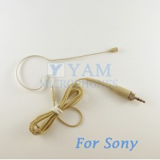 YAM Beige EM2-C4W Earset Microphone For  SONY Wireless Mirophones Designed For Children