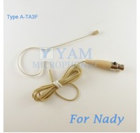 YAM Beige EM2-C4Z Earset Microphone For Nady Wireless Microphone Designed For Children