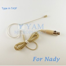YAM Beige EM2-C4Z Earset Microphone For Nady Wireless Microphone Designed For Children