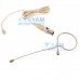 YAM Beige EM5-C4AT Headset Microphone For Audio Technica Wireless Microphone