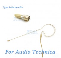 YAM Beige EM6-C4AT Earset Microphone For Audio Technica Wireless Microphone
