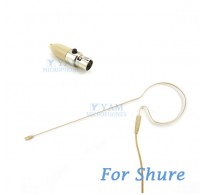 YAM Beige EM6-C4S Earset Microphone For SHURE Wireless Microphone