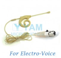 YAM Beige EM8-C4AV Earset Microphone For Electro Voice Wireless Microphone Designed For Children and Adult