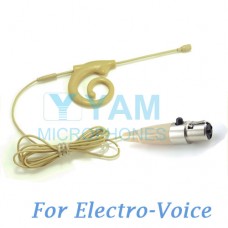 YAM Beige EM8-C4AV Earset Microphone For Electro Voice Wireless Microphone Designed For Children and Adult