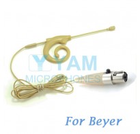 YAM Beige EM8-C4BE Earset Microphone For Beyer Wireless Microphone