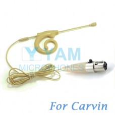 YAM Beige EM8-C4C Earset Microphone For Carvin Wireless Microphone Designed For Children and Adult