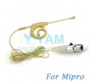 YAM Beige EM8-C4M Earset Microphone For Mipro Wireless Microphone Designed For Children and Adult