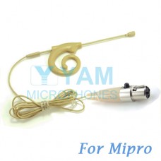 YAM Beige EM8-C4M Earset Microphone For Mipro Wireless Microphone Designed For Children and Adult