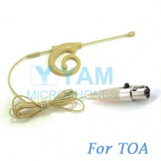 YAM Beige EM8-C4O Earset Microphone For TOA Wireless Microphone Designed For Children and Adult