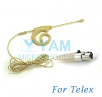 YAM Beige EM8-C4TE Earset Microphone For Telex Wireless Microphone Designed For Children and Adult