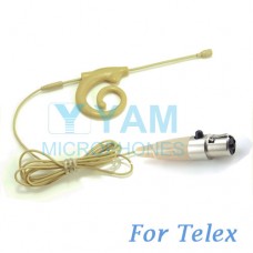 YAM Beige EM8-C4TE Earset Microphone For Telex Wireless Microphone Designed For Children and Adult