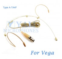 YAM Beige HM3-C4G Headset Microphone For Vega Wireless Microphone