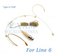 YAM Beige HM3-C6K Headset Microphone For Line 6 Wireless Microphone