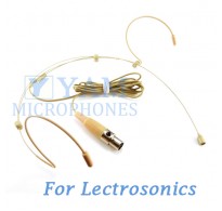 YAM Beige HM3-C5L Headset Microphone For Lectrosonics Wireless Microphone