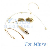 YAM Beige HM3-C4M Headset Microphone For Mipro Wireless Mirophone