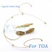 YAM Beige HM3-C4O Headset Microphone For TOA Wireless Microphone
