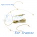 YAM Beige HM3-C4R Headset Microphone For Trantec Wireless Microphone