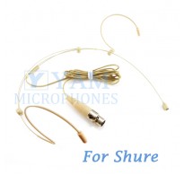YAM Beige HM3-C4S Headset Microphone For SHURE Wireless Microphone