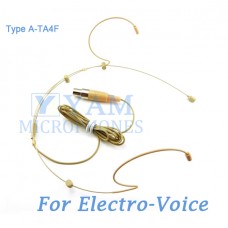 YAM Beige HM3-C4AV Headset Microphone For Electro-Voice Wireless Microphone
