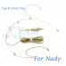 YAM Beige HM3-C4Z Headset Microphone For Nady Wireless Microphone