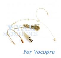 YAM Beige HM3-C3P Headset Microphone For Vocopro Wireless Microphone