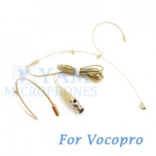 YAM Beige HM3-C3P Headset Microphone For Vocopro Wireless Microphone