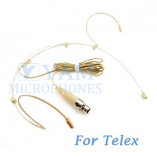 YAM Beige HM3-C4TE Headset Microphone For Telex Wireless Microphone