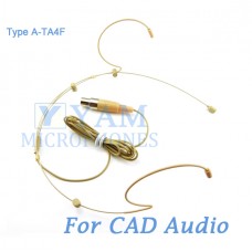 YAM Beige HM3-C4CA Headset Microphone For CAD Audio Wireless Microphone