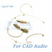 YAM Beige HM3-C4CA Headset Microphone For CAD Audio Wireless Microphone