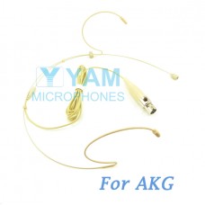 YAM Beige HM1-C3A Headset Microphone For AKG Wireless Microphone