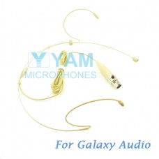 YAM Beige HM1-C3G Headset Microphone For Galaxy Audio Wireless Microphone