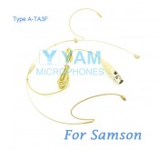 YAM Beige HM1-C3N Headset Microphone For SAMSON Wireless Microphone