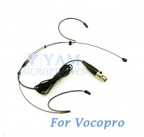YAM Black HM1-C3P Headset Microphone For Vocopro Wireless Microphone