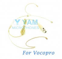 YAM Beige HM1-C3P Headset Microphone For Vocopro Wireless Microphone