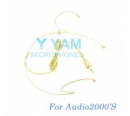 YAM Beige HM1-C4AU Headset Microphone For Audio2000S Wireless Microphone