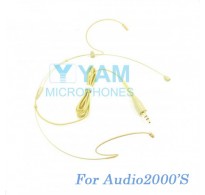YAM Beige HM1-C4AU Headset Microphone For Audio2000S Wireless Microphone