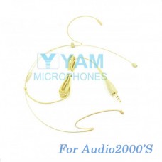 YAM Beige HM1-C4AU Headset Microphone For Audio2000S Wireless Microphone