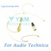 YAM Beige HM1-C4AT Headset Microphone For Audio Technica Wireless Microphone